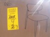 Colamy Light Gray Mid-Century Modern Upholstered Dining Chair with Metal Frame New in Box $299 - 2