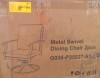 Lark Manor Jacenia 23.4"W Outdoor Swivel Rocking Iron Armchair with High Back and Water Resistant Cushions New in Box $499 - 2