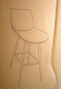 George Oliver Faux Leather Modern Low Back Counter Stool, Whiskey Brown, New Open Box $299 - 2