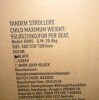 VEVOR All-Terrain Stroller Wagon, 2 Seats Foldable Expedition 2-in-1 Collapsible Wagon Stroller, Includes Canopy, Parent Organizer, Snack Tray & Cup Holders, 55lbs for Single Seat, Black, New in Box $299 - 2