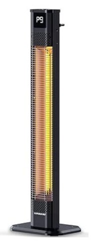 VAGKRI VA-OH01 Outdoor Heater, 1s Instant Heating 42in Infrared Patio Heaters, 9 Heat Levels, 24H Timer, IPX5 Waterproof Electric Patio Heater for Garden, Deck, Restaurant, Garage, Indoor & Outdoor Use On Working $299