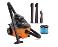 RIDGID 4 Gal. 5.0 Peak HP Portable Shop Vacuum Wet Dry Vac with Fine Dust Filter, Locking Hose and Attachments WD4070 On Working $199