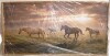 August Grove&reg; Horse Sunset Canvas Wall Art, 23.5" x 46.5" New In Box $199 - 2