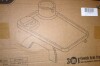 Nnewvante Couch Cup Holder Tray, 3 in 1 Large 15.36"x9.85" Acacia Wood Sofa Arm Clip on Tray Table with 360&deg;Rotated Phone Holder on Armrest New In Box $79 - 2