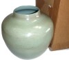 World Menagerie D9.5X9.5" Rounded Iron Accent Vase With Deep Olive Green Finish New In Box $199 - 2