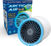 Arctic Air Ice Jet Personal Air Cooler, 3-Speed Room Cooler with Reusable Ice Packs, Portable Cooler with Multi-Directional Vent & 7 LED Lights, Whisper-Quiet Air Cooler for Room On Working $79