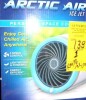 Arctic Air Ice Jet Personal Air Cooler, 3-Speed Room Cooler with Reusable Ice Packs, Portable Cooler with Multi-Directional Vent & 7 LED Lights, Whisper-Quiet Air Cooler for Room On Working $79 - 2