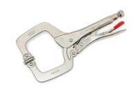 Crescent 11 in. Locking C-Clamp with Swivel Pad Tips New $79