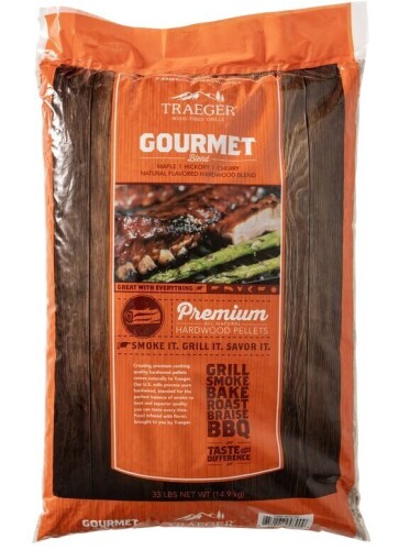 Traeger Gourmet Hardwood Pellet Blend, 33 lbs New