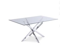 Minotti Wedge Rectangular Glass Table (2 Boxes) New in Box $999