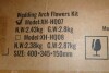 VEVOR Artificial Wedding Arch Flowers Kit, Pink Wedding Arch Flowers with Drapes Kit (Pack of 5) - 2 Pcs Floral Arrangement, 3 Pcs Sheer Drapes, for Ceremony Bouquets Reception Backdrop Decoration New In Box $199 - 2