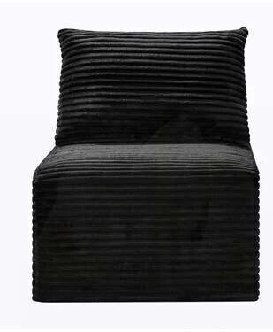 Vevor Black Boneless Armless Chair New in Box $399