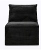 Vevor Black Boneless Armless Chair New in Box $399