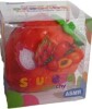 Crunch Squeeze Strawberry Squishy Sensory Toy, Soft Berry Shaped Squeeze Fidget New In Box