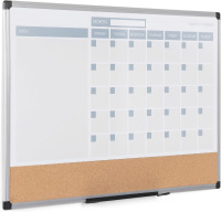 MasterVision 3-in-1 Monthly Dry-erase Calendar Board, 36" W New Shelf Pull $89