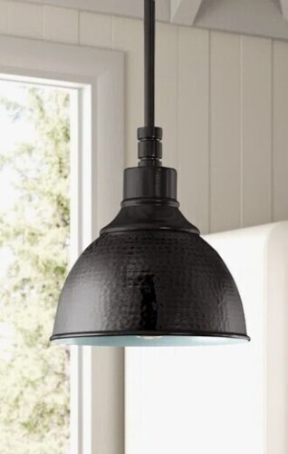 Sand & Stable&trade; Miramar 1 - Light Single Pendant New In Box $299