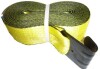 VEVOR Winch Straps, 4" x 30', 6000 lbs Load Capacity, 18000 lbs Break Strength, Truck Straps with Flat Hook, Flatbed Tie Downs Cargo Control for Trailers, Farms, Rescues, Tree Saver New $79 - 2