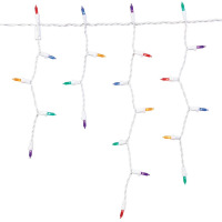 Holiday Time Holiday Holiday Time 300 ct Multicolor Icicle Christmas Lights New In Box $79