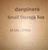 SAILUN 507QT/126Gal Stackable Storage Bins with a Lid, Collapsible Storage Bins With Doors, Folding Cabinet for Home Closet Organization, 3 Pack-30 W x 19.7" D x 49.6" H White New In Box $199 - 2