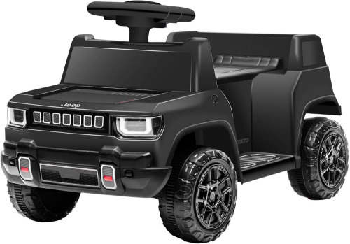 Jeep Recon Battery-Powered Ride-On 6V Ride On Car for Toddlers, Electric Car with Music, Horn, Pedal, for Ages 1.5-3 Years Old, Black, New in Box $299