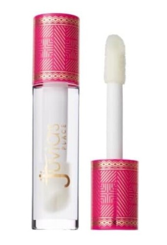 Juvia's Place Long Lasting Non-Sticky Luscious High Shine Lip Gloss Glass It's Glass, 16 oz, Clear, Super Shine, Plump, Glides on Richly Glossy and Smooth New