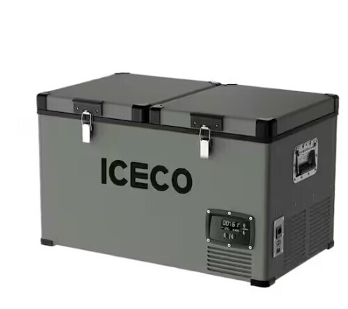 Iceco VL60 2.11 cu. ft. Manual Defrost Dual Zone Portable Freezer in Green $899