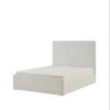 English Elm Lucas Tall Queen Size Headboard Upholstered Bed / 52" High Headboard / Elegant Simplicity - White New in Box $699