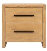 Kosas Home Fenmore Two-Drawer Pine Wood Nightstand $799