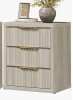 Ebern Designs Cesiro 3-Drawer Nightstand with Metal Glides New in Box $499