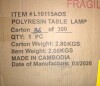 StyleCraft 25 in. Gold Table Lamp with Brussels Off White Hardback Fabric Shade $199 - 2