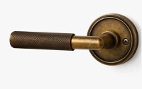 MRML Antqiue Brass Passage Door Handle, Interior Kitchen Pantry Hall Closet Room Retro Vintage Knurled Door Lever, Aluminium Alloy Handle Lever / Sure-Loc Hardware Bergen Round Passage Knobset New In Box Assorted $79