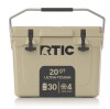 RTIC 20 QT Ultra-Tough Rotomolded Hard-Sided Ice Chest Cooler, Fits 30 Cans, Tan $299