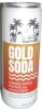 Gold Soda - Natural Ingredients - Organic Cane Sugar - Non-GMO - No Preservatives - Monk Fruit - Sparkling Water - Made with Natural and Organic Flavors - Ginger Apple 12 fl oz - 2