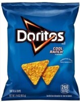 Doritos Cool Ranch, 1.75 oz / Doritos, Dinamita, Chile Limon Flavored, Rolled Tortilla Chips, 1.75 oz / Assorted