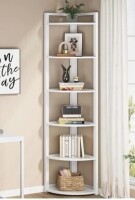 17 Stories Melahat 70.86" H x 15.75" W Steel Corner Bookcase $299