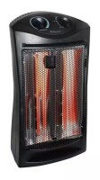 BEYOND Flame 1500 Watt Electric Quartz Infrared Radiant Tower Heater, Portable Space Heater with Tip-Over and Overheat Protection, Fast Heating Heater Quiet and Safe for Office Indoor Use Home Bedroom On Working $199