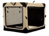Pettycare 42" x 28" x 32" Soft Collapsible Crate for Small Dogs, 4-Door Portable Foldable Soft Kennel with Chew Proof Mesh Windows for Indoor & Outdoor Travel -Beige New In Box $199