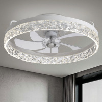 Everly Quinn Peronne 20'' Ceiling Fan with LED Lights New In Box $299