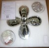 Dolria Modern Crystal Chandelier LED 2-Tier Flush Mount Ceiling Lighting Dimmable Pendant Light for Living Room Bedroom Dining Room Entryway Hallway New In Box $399 - 2
