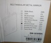 Niveal 30 in. W x 36 in. H Rectangular Framed Wall Bathroom Vanity Mirror in Brushed Nickel New In Box $299 - 2