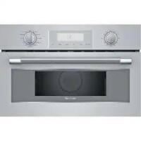 Thermador - Professional Series 1.6 Cu. Ft. Built-In Microwave with Sensor Cooking - Stainless Steel New Floor Model On Working $2999