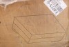 Latitude Run Corduroy Living Room Sectional Ottoman in Gray New in Box $299 - 2