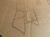 AllModern Anke Vegan Leather Armless Dining Chair New Opem Box $499 - 2
