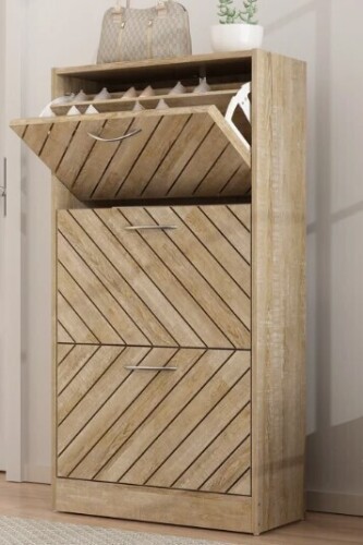 Gracie Oaks 42.3'' H X 22.4"W 18 Pairs Shoe Storage New in Box $299