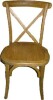 Flash Furniture 17.5" Side Chair 400 Lb Weight Capacity Elmwood Dark Natural, New in Box $399 - 2