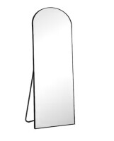 HOMLUX Standing Black Frame 21 in.W x64 in. H Arched Metal Full Length Decorative Mirror Vanity Mirror for Living Room Bathroom New In Box $299