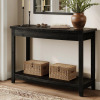 Millwood Pines 41.3" Solid Wood Console Table, Farmhouse Entryway Table With Storage Shelf For Living Room, Behind Couch, Hallway & Foyer, New in Box $299