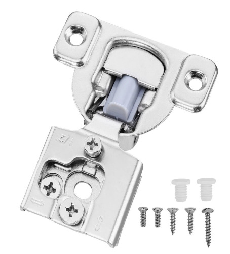 VEVOR Cabinet Hinges, 30 Packs Partial Overlay Kitchen Cabinet Door Hinges, 105 Degree Opening Angel Soft Close Concealed Cupboard Hinges for Framed Cabinet Type, with Mounting Screws New in Box $99