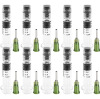 VEVOR 100 PCS Borosilicate Glass Luer Lock Syringe, 1mL, Reusable Glass Syringes with 14 Ga Blunt Tip Needles, for Lab, Vet, Craft, Art, Thick Liquids, Oil, Gel, Ink, Glue, Non Hypodermic New In Box $99
