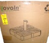 Freeport Park&reg; 150LBS Heavy-Duty Patio Umbrella Base With 4 Wheels, Mobile Square Umbrella Stand, Water & Sand Filled Plastic Freestanding Umbrella Base New In Box $299 - 2